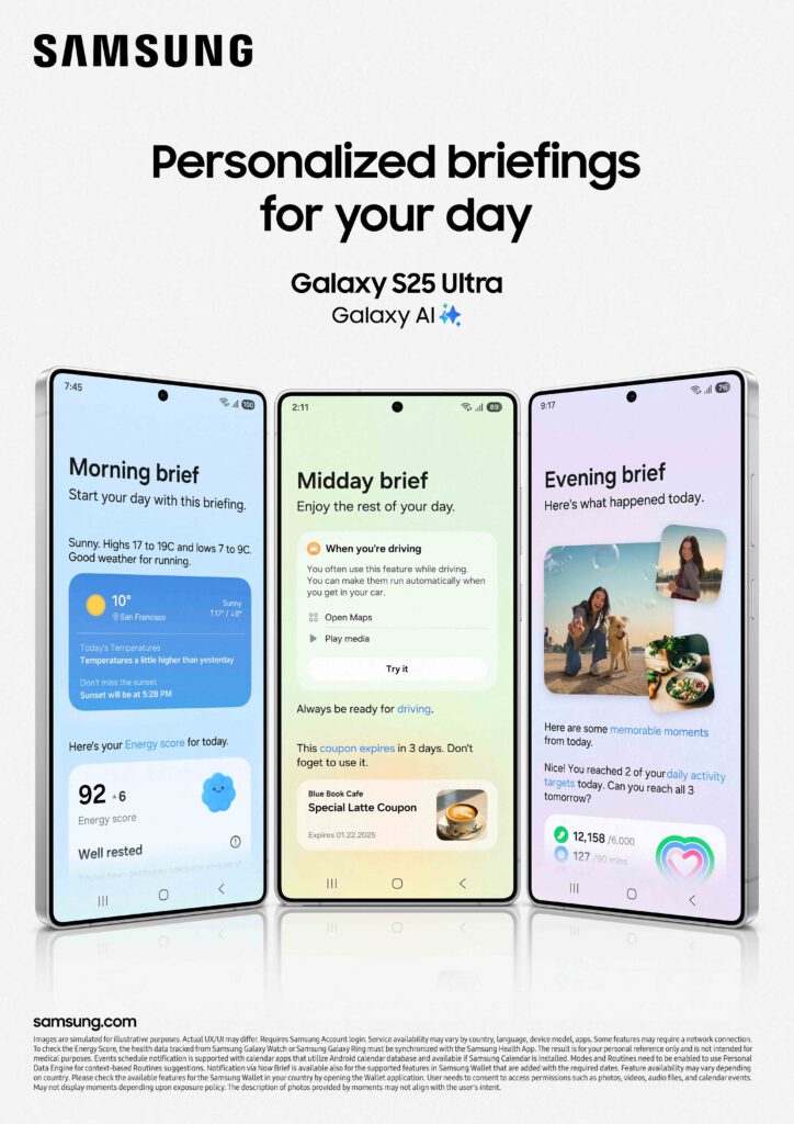 Das neue Samsung Galaxy S25 mit neuen KI-Funktionen